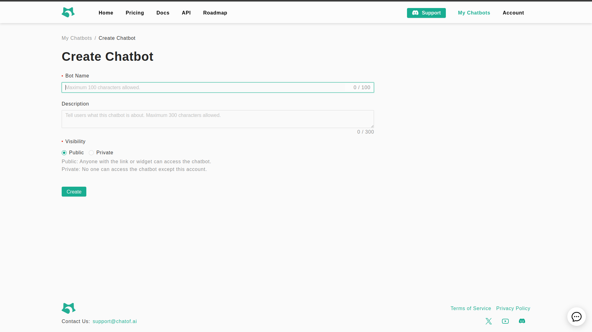 Create Chatbot